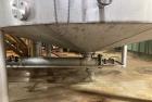 Used 6,000 Gallon Stainless Steel Agitated Mixing Tank with Cone Bottom Discharge