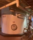 Used Approx. 7,900 Gallon 316L Stainless Steel Mixing Tank with Dual Centrifugal Pumps – V-4317
