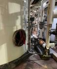 Used Approx. 7,900 Gallon 316L Stainless Steel Mixing Tank with Stainless Steel Centrifugal Pump – V-4308