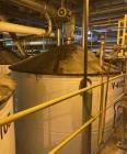 Used Approx. 7,900 Gallon Stainless Steel Mixing Tank with Chemineer Agitator and Dual Centrifugal Pumps – V-4103