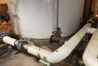 Used Approx. 7,900 Gallon 316 Stainless Steel Mixing Tank with Worthington Pump – V-4315