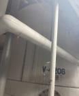 Used Approximate 7900 gallon Stainless Steel Mixing Tank, V-4206. With a Worthington pump model D1012. 316 SS. S/N Y715556. 7.5 HP, 3 PH, 50/60 HZ, 208-230V.