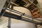 Used Approximate 7900 gallon Stainless Steel Mixing Tank, V-4206. With a Worthington pump model D1012. 316 SS. S/N Y715556. 7.5 HP, 3 PH, 50/60 HZ, 208-230V.