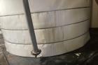 Used Approximate 7900 gallon Stainless Steel Mixing Tank, V-4206. With a Worthington pump model D1012. 316 SS. S/N Y715556. 7.5 HP, 3 PH, 50/60 HZ, 208-230V.