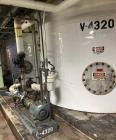 Used Approximate 7900 gallon Stainless Steel Mixing Tank, V-4320. Pump P-4320: Industrial Electric Motor. 60 hz, 230/460 V.