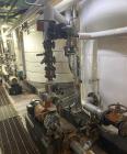 Used Approximate 7900 gallon Stainless Steel Mixing Tank, V-4208. Pump P-4328: 5 hp, 3510 RPM, 50/60 HZ, 230/460 V.