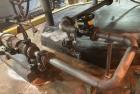Used Approximate 7900 gallon Stainless Steel Mixing Tank, V-4715. Worthington pump P-4720: Unimount motor model A912A. 7.5 hp, 3510 RPM. Frame 213T. 3 ph, 60 hz, 208-230/460.