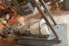 Used Approximate 7900 gallon Stainless Steel Mixing Tank, V-4715. Worthington pump P-4720: Unimount motor model A912A. 7.5 hp, 3510 RPM. Frame 213T. 3 ph, 60 hz, 208-230/460.