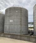 Used Approximate 80,000 gallon 316L Stainless Steel Storage Tank, T-1019. Dished top with misc. top inlets. Flat self supporting bottom. 20