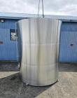 Unused 6,000 Gallon Stainless Steel Tank – 304 SS Insulated Vessel with CIP Spray Ball & Dual Discharge