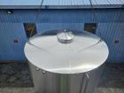 Unused 6,000 Gallon Stainless Steel Tank – 304 SS Insulated Vessel with CIP Spray Ball & Dual Discharge