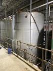Wolfe Mechanical approximately 12,600 gallon 304L stainless steel vertical mix t