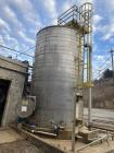 Used Stainless Steel Tank, Approx.16,000 gallon capacity. Vertical