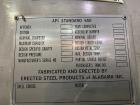 Used 14,000 Gallon 316L Stainless Steel Vertical Tank – Erected Steel Products, API-650, Agitated, Built 2012