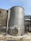 Used 22,000 Gallon 316L Stainless Steel Vertical Tank – Advance Vessel, API-650, Built 2008