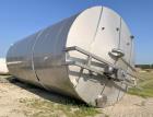 35,000 Gal Single Wall Stainless Silo Tank for Sale – 14' x 30'