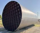 35,000 Gal Single Wall Stainless Silo Tank for Sale – 14' x 30'