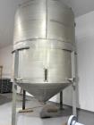 Unused 6,500-Gallon Stainless Steel Vertical Tank | Built 2022 | Dual Manways | 10’ Straight Side | Industrial & Food-Grade Storage Vessel