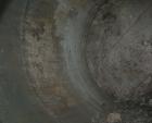 USED: Tank, 10,000 gallon, 304 stainless steel, vertical. Approximate 11' diameter x 14' straight side. Coned top, sloped bottom. Openings: top 18