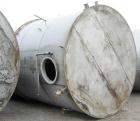 USED: Tank, 18,000 gallon, stainless steel. Approximate 10'6