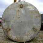 USED: Tank, 11,700 gallon, 304 stainless steel, vertical. Approximately 132