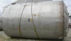 USED: Tank, 11,700 gallon, 304 stainless steel, vertical. Approximately 132