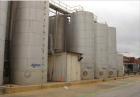 USED: Tank, 25,000 gallon, 316 stainless steel, vertical. 144