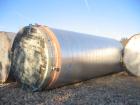 USED: Tank, 25,000 gallon, 316 stainless steel, vertical. 144