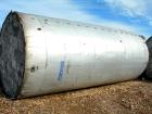 USED: Tank, 25,000 gallon, 316 stainless steel, vertical. 144