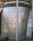 USED: Approximate 6,000 gallon stainless steel storage tank. Flat top and bottom. 10' diameter x 10' straight side. 3