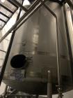 Used A&B Process Systems 10,000 Gallon Stainless Steel Food Grade Storage Tank.