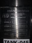 Used A&B Process Systems 10,000 Gallon Stainless Steel Food Grade Storage Tank.
