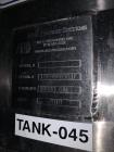 Used A&B Process Systems 10,000 Gallon Stainless Steel Food Grade Storage Tank.