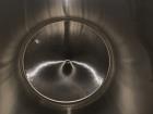 Used A&B Process Systems 10,000 Gallon Stainless Steel Food Grade Storage Tank.