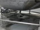 Used A&B Process Systems 10,000 Gallon Stainless Steel Food Grade Storage Tank.