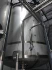 Used A&B Process Systems 10,000 Gallon Stainless Steel Food Grade Storage Tank.