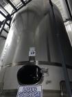 Used A&B Process Systems 10,000 Gallon Stainless Steel Food Grade Storage Tank.
