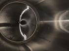 Used A&B Process Systems 10,000 Gallon Stainless Steel Food Grade Storage Tank.