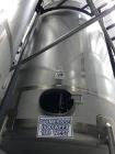 Used A&B Process Systems 10,000 Gallon Stainless Steel Food Grade Storage Tank.