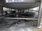 Used A&B Process Systems 10,000 Gallon Stainless Steel Food Grade Storage Tank.