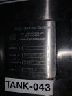 Used A&B Process Systems 10,000 Gallon Stainless Steel Food Grade Storage Tank.