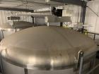 Used A&B Process Systems 10,000 Gallon Stainless Steel Food Grade Storage Tank.