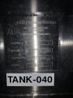 Used A&B Process Systems 10,000 Gallon Stainless Steel Food Grade Storage Tank.