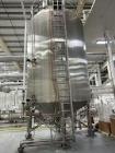 Used A&B Process 12,000 Gallon Jacketed Vertical Mix Tank – 304L Stainless Steel (2019)