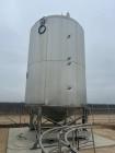Used A&B Process 12,000 Gallon Jacketed Vertical Mix Tank – 304L Stainless Steel (2019)