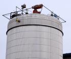 Used A&B Process Tank, Approximate 20,000 Gallon, 316L Stainless Steel, Vertical. Approximate 156