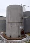 Used- A&B Process Tank, 15,000 Gallon, 304L Stainless Steel, Vertical. Approximate 144