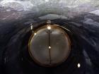Used Acme Industrial Tank, 6000 Gallon, 304 Stainless Steel, Vertical. Approximate 192