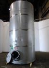 Used Acme Industrial Tank, 6000 Gallon, 304 Stainless Steel, Vertical. Approximate 192