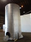 Used- Acme Industrial Tank, 6000 Gallon, 304 Stainless Steel, Vertical. Approximate 192